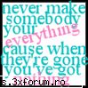 my lifes wish life is full of dreams,
 of non reachable things,
 and you`r a part of i`ll never get