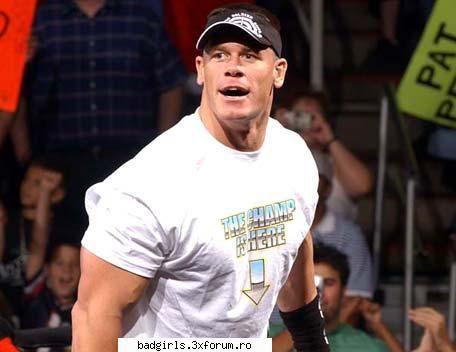 Poze si kteva cuvinte despre cei mai cunoscuti wrestleri - Name: John Cena Height: 6 foot 1 - Wrestling