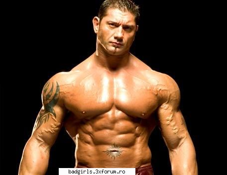 Poze si kteva cuvinte despre wrestleri din Smack Down - Name: Batista Height: 6 foot 5 Weight - Wrestling